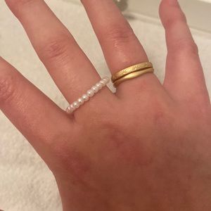 freshwater pearl custom made ring